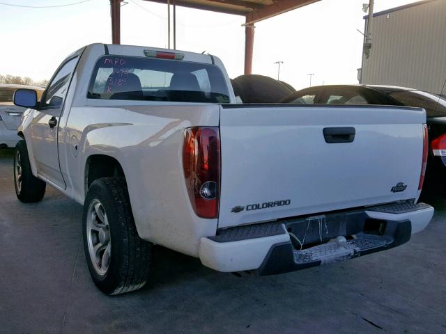 1GCCS149698103184 - 2009 CHEVROLET COLORADO WHITE photo 3