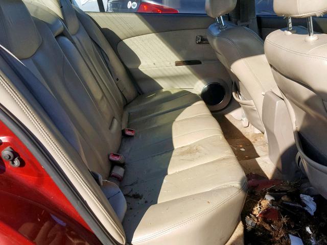 1N4BL11D15C234912 - 2005 NISSAN ALTIMA SE BURGUNDY photo 6