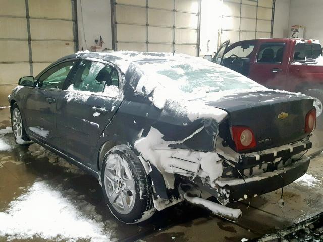 1G1ZH57B994184308 - 2009 CHEVROLET MALIBU 1LT GRAY photo 3