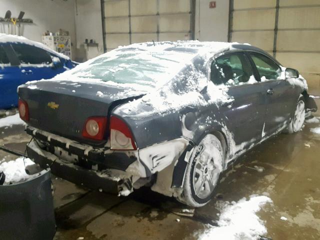 1G1ZH57B994184308 - 2009 CHEVROLET MALIBU 1LT GRAY photo 4