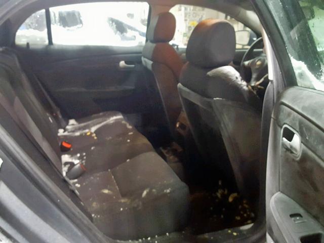 1G1ZH57B994184308 - 2009 CHEVROLET MALIBU 1LT GRAY photo 6