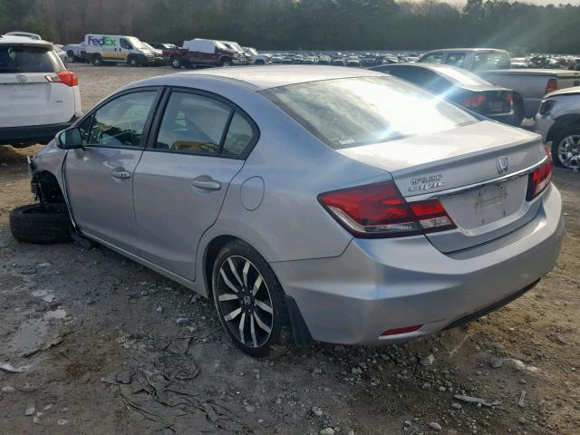 2HGFB2F94FH513716 - 2015 HONDA CIVIC EXL SILVER photo 3