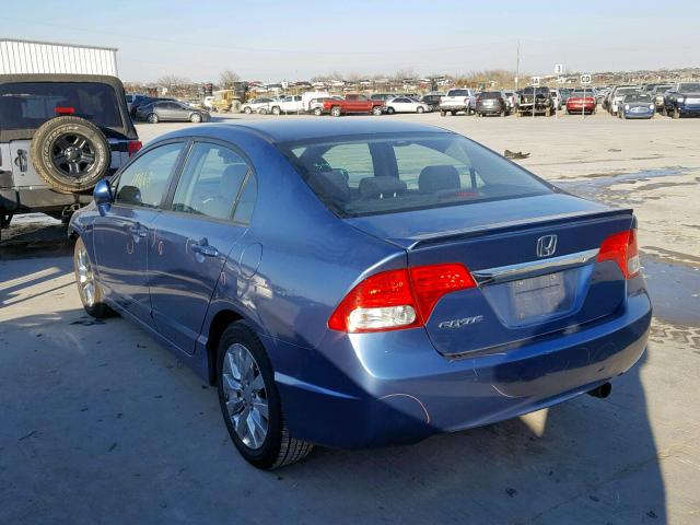 19XFA1F62AE074439 - 2010 HONDA CIVIC LX-S Mavi foto 3