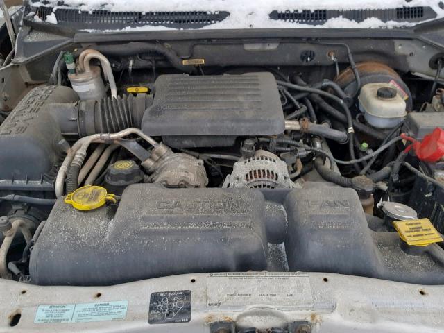 1B7GG2AN51S128255 - 2001 DODGE DAKOTA QUA SILVER photo 7