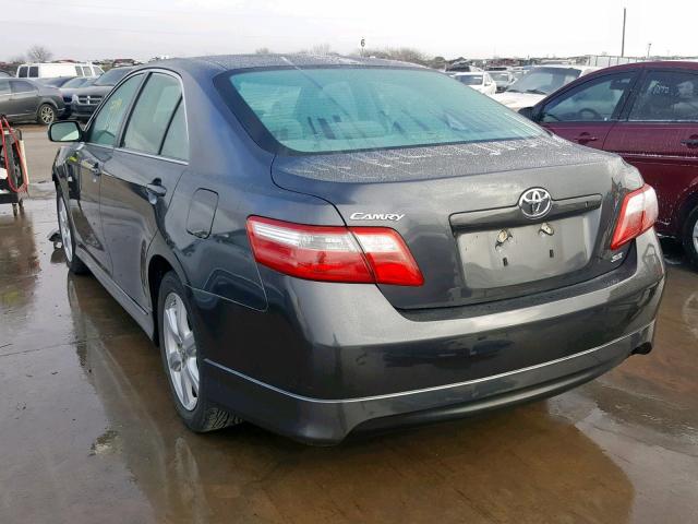 4T1BE46K97U148902 - 2007 TOYOTA CAMRY NEW GRAY photo 3
