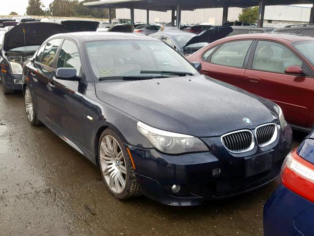 WBANW53518CT53072 - 2008 BMW 550 I BLUE photo 1