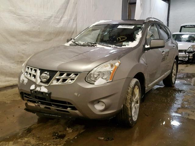 JN8AS5MV0BW312339 - 2011 NISSAN ROGUE S GRAY photo 2