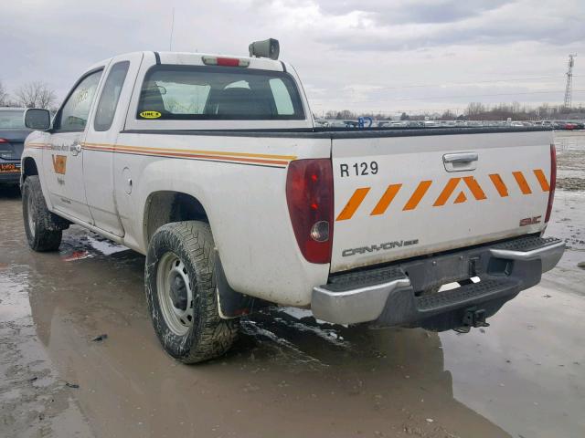 1GTJ6MFE3C8119809 - 2012 GMC CANYON SLE WHITE photo 3