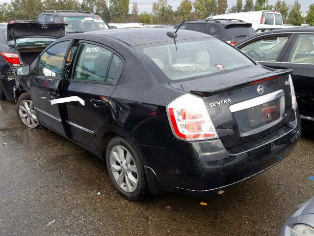 3N1AB6AP9BL675934 - 2011 NISSAN SENTRA 2.0 BLACK photo 3