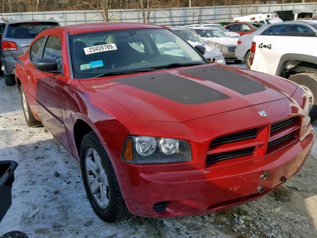 2B3KA43D99H596828 - 2009 DODGE CHARGER RED photo 1