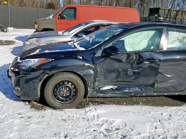 JM1BL1K63B1409341 - 2011 MAZDA 3 S BLACK photo 9