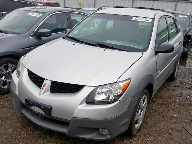 5Y2SL62893Z428073 - 2003 PONTIAC VIBE SILVER photo 2