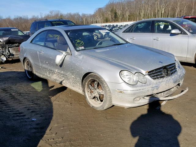 WDBTJ65J54F117668 - 2004 MERCEDES-BENZ CLK 320C SILVER photo 1