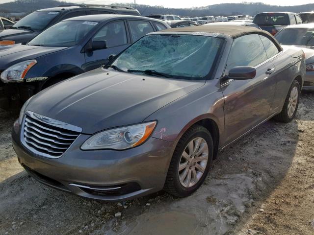 1C3BCBEB6CN229042 - 2012 CHRYSLER 200 TOURIN GRAY photo 2