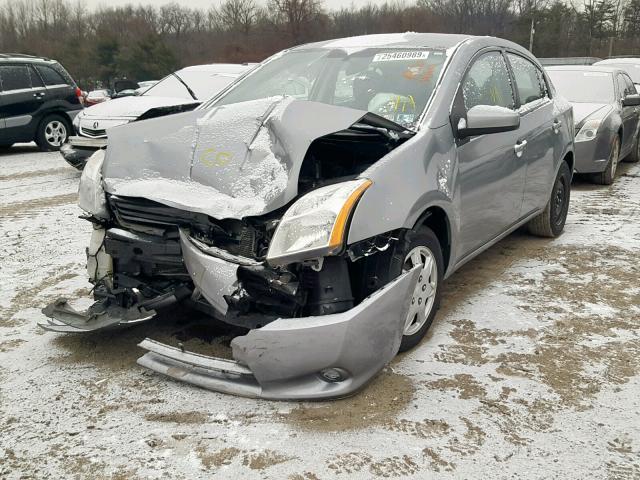 3N1AB6AP7BL707568 - 2011 NISSAN SENTRA 2.0 GRAY photo 2