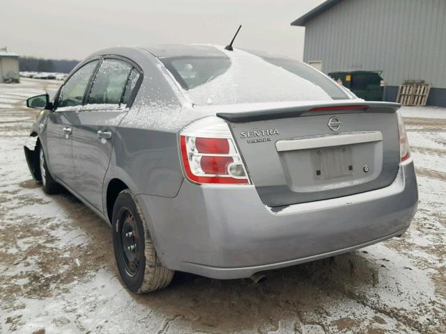 3N1AB6AP7BL707568 - 2011 NISSAN SENTRA 2.0 GRAY photo 3