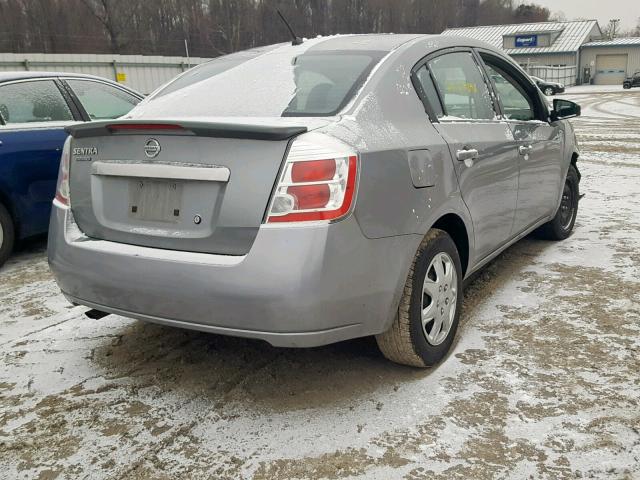 3N1AB6AP7BL707568 - 2011 NISSAN SENTRA 2.0 GRAY photo 4