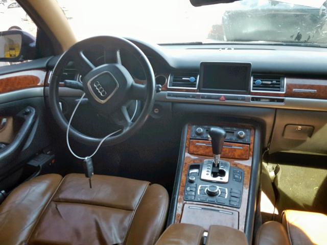 WAUML44E86N024965 - 2006 AUDI A8 L QUATT BLACK photo 9