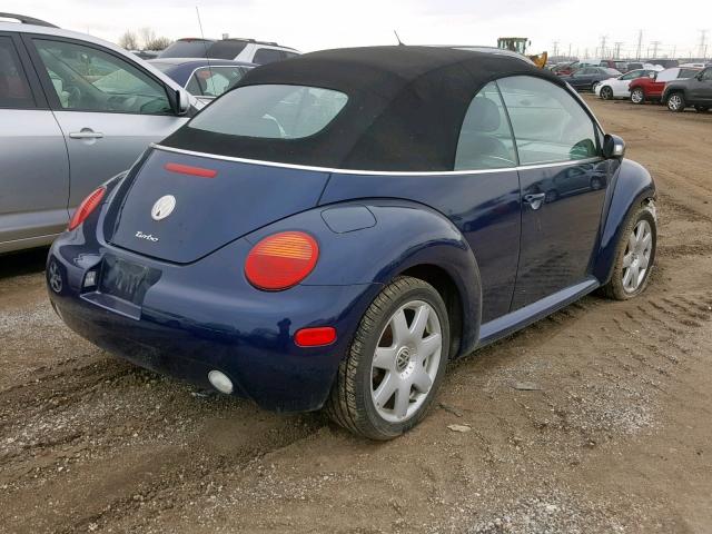 3VWDD21Y53M327398 - 2003 VOLKSWAGEN NEW BEETLE Blau Foto 4