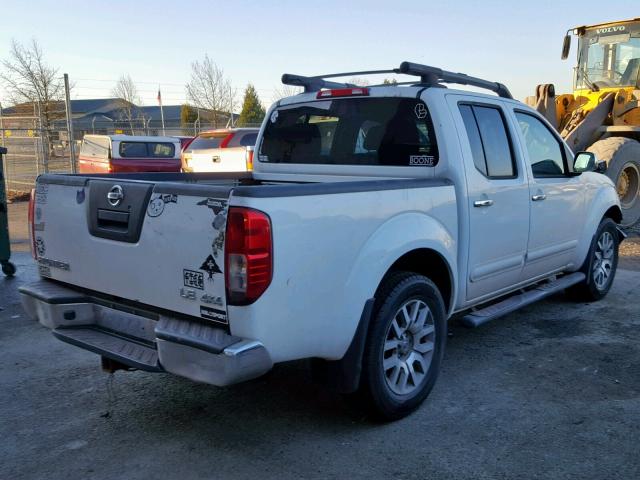 1N6AD07W19C421012 - 2009 NISSAN FRONTIER C WHITE photo 4