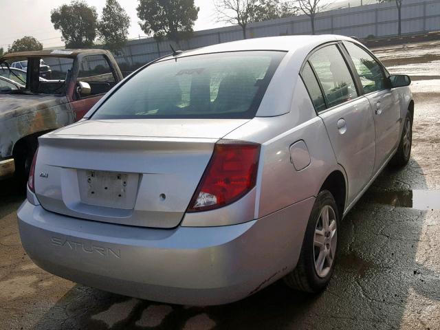 1G8AJ55F86Z192410 - 2006 SATURN ION LEVEL SILVER photo 4