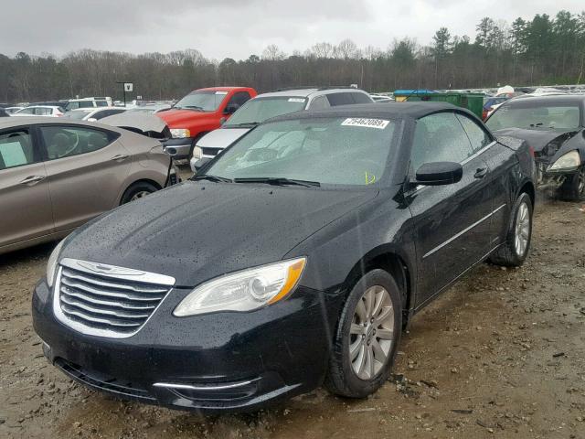 1C3BCBEG1DN659459 - 2013 CHRYSLER 200 TOURIN BLACK photo 2