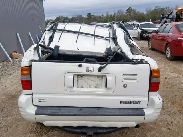 4S6CK58W1Y4409502 - 2000 HONDA PASSPORT E WHITE photo 9