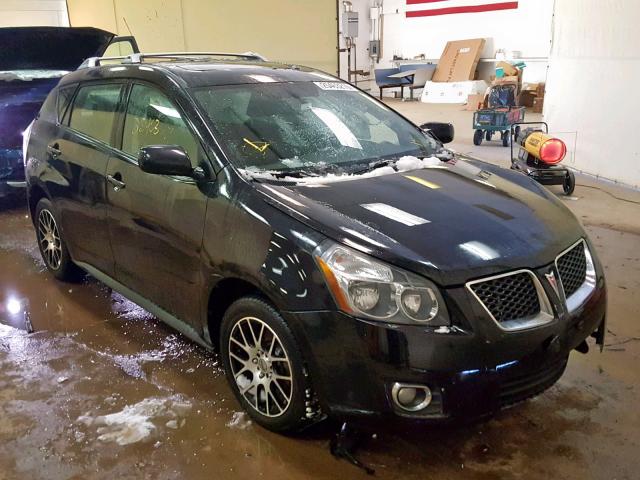 5Y2SM67089Z458111 - 2009 PONTIAC VIBE BLACK photo 1