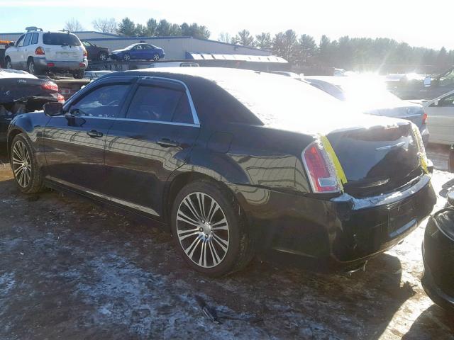 2C3CCABGXDH547352 - 2013 CHRYSLER 300 V6 BLACK photo 3