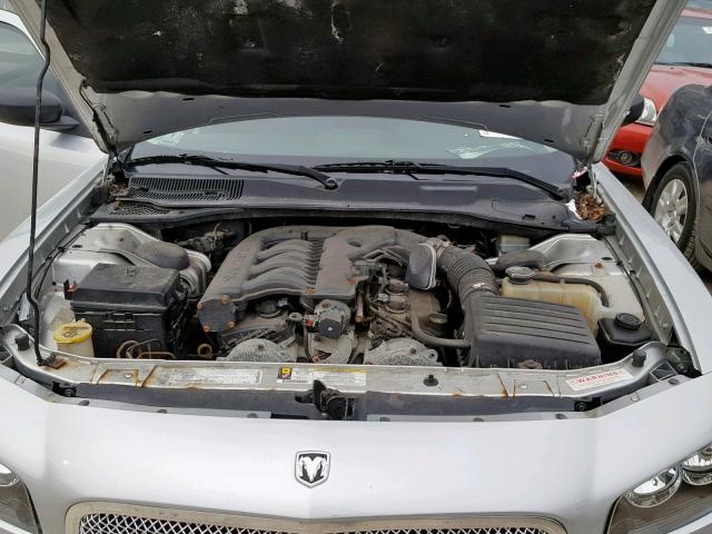 2B3KK33V89H603185 - 2009 DODGE CHARGER SX SILVER photo 7