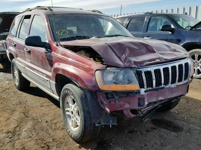 1J4GW48N3YC277590 - 2000 JEEP GRAND CHER MAROON photo 1