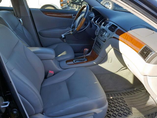 JTHBA30G555066637 - 2005 LEXUS ES 330 BLUE photo 5