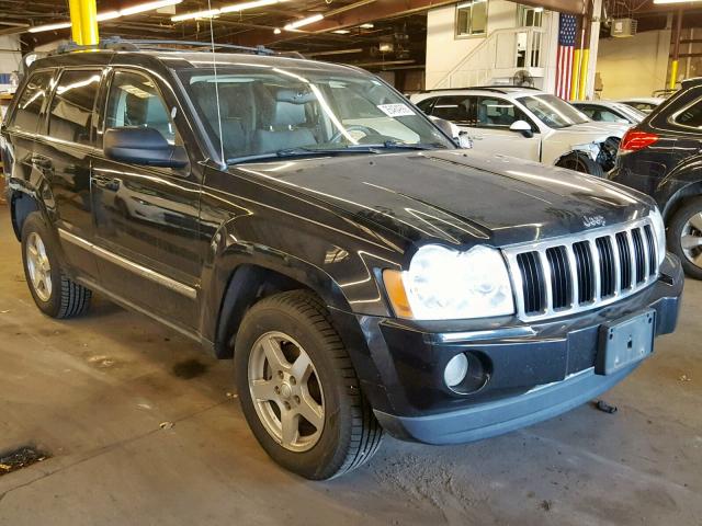 1J4HR58N15C599996 - 2005 JEEP GRAND CHER BLACK photo 1