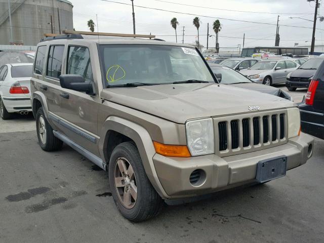 1J8HH48K86C289332 - 2006 JEEP COMMANDER TAN photo 1