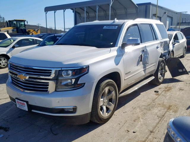 1GNSKCKC4HR264557 - 2017 CHEVROLET TAHOE K150 WHITE photo 2