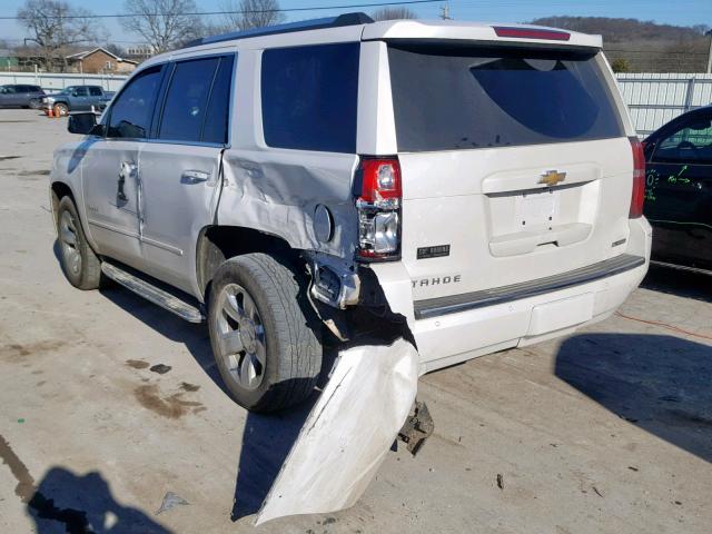 1GNSKCKC4HR264557 - 2017 CHEVROLET TAHOE K150 WHITE photo 3