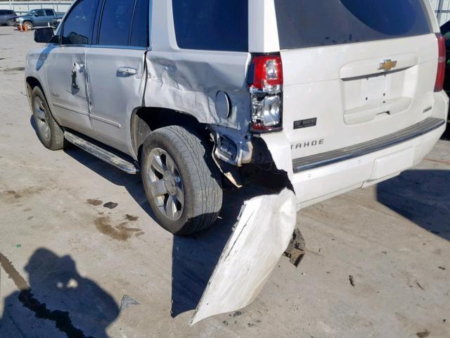 1GNSKCKC4HR264557 - 2017 CHEVROLET TAHOE K150 WHITE photo 9