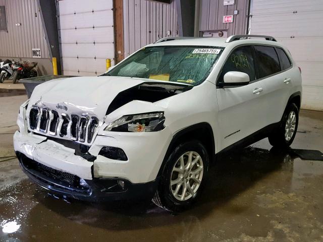 1C4PJMCB2EW162510 - 2014 JEEP CHEROKEE L WHITE photo 2