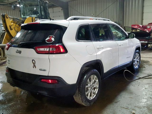 1C4PJMCB2EW162510 - 2014 JEEP CHEROKEE L WHITE photo 4