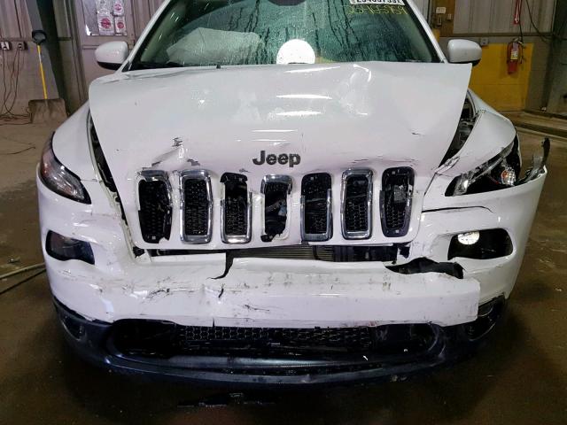 1C4PJMCB2EW162510 - 2014 JEEP CHEROKEE L WHITE photo 9