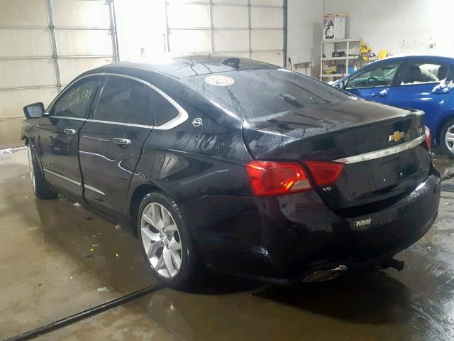 2G1165S38F9265764 - 2015 CHEVROLET IMPALA LTZ BLACK photo 3