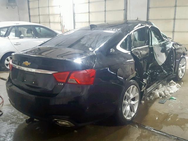 2G1165S38F9265764 - 2015 CHEVROLET IMPALA LTZ BLACK photo 4