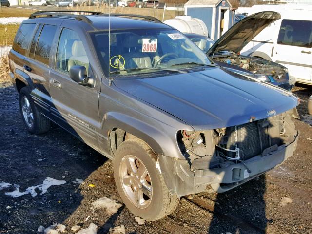 1J8GW58J94C380881 - 2004 JEEP GRAND CHER GRAY photo 1