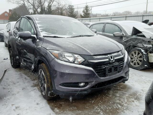 3CZRU6H53JM700926 - 2018 HONDA HR-V EX GRAY photo 1