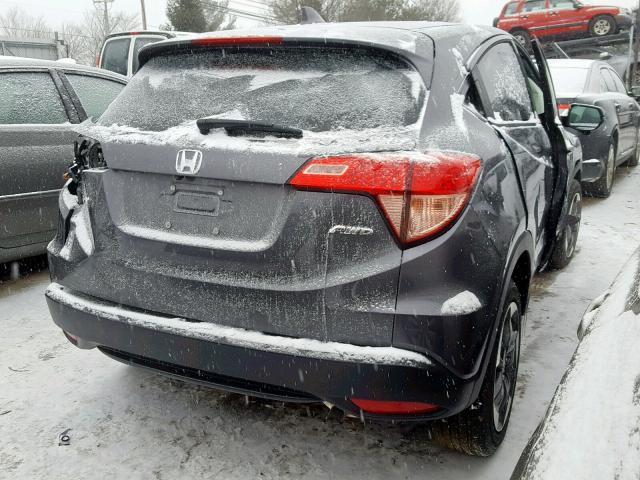 3CZRU6H53JM700926 - 2018 HONDA HR-V EX GRAY photo 4