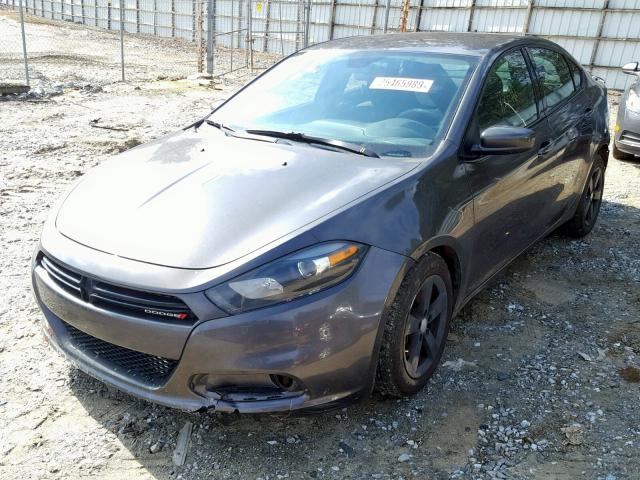 1C3CDFBB0FD221610 - 2015 DODGE DART SXT GRAY photo 2