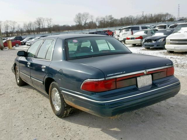 2MELM75W4VX711862 - 1997 MERCURY GRAND MARQ GREEN photo 3