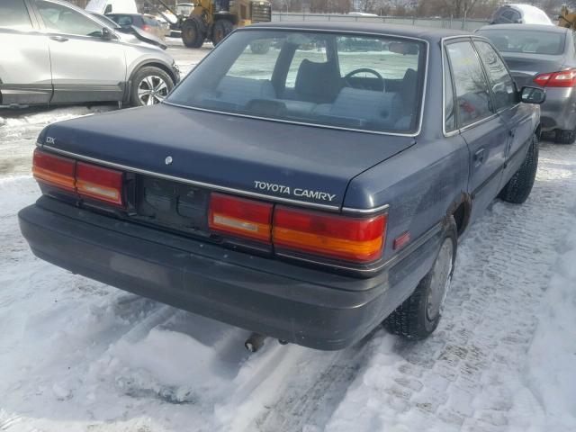 4T1SV21E3LU248929 - 1990 TOYOTA CAMRY DLX BLUE photo 4