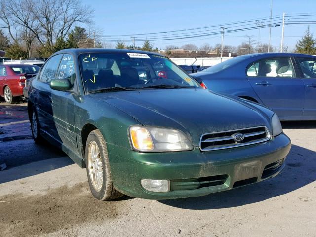 4S3BE6457Y7207300 - 2000 SUBARU LEGACY GT GREEN photo 1