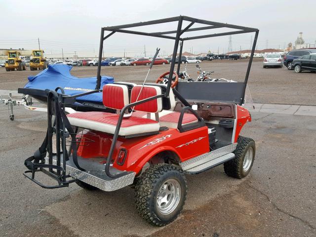 1S9SA1448YT727347 - 2000 CLUB GOLF CART RED photo 4